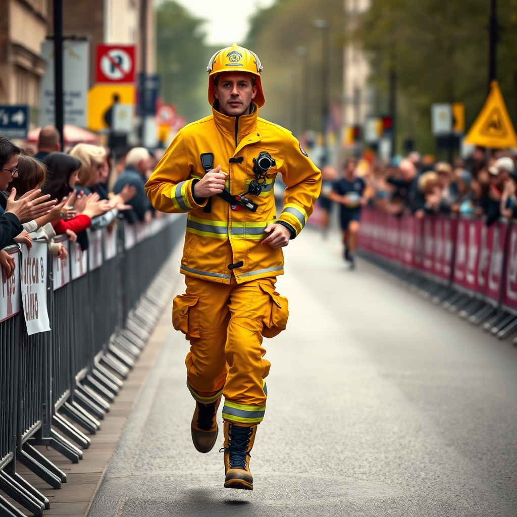 Man to run London Marathon in full fire kit in memory of fallen firefighters